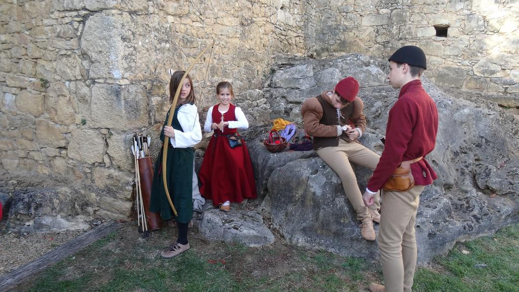 Au Pied Du Chateau - 5 A 11 Personnes - Baignade-Canoe-Piste Cyclable A 100 M Castelnaud La Chapelle Zewnętrze zdjęcie